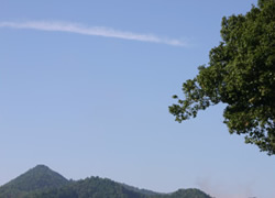 園部の澄んだ大空